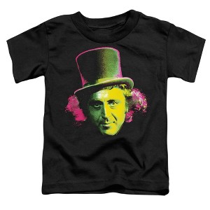 Toddler Boys' Willy Wonka And The Chocolate Factory Willy Wonka Face T Shirt - 1 of 2