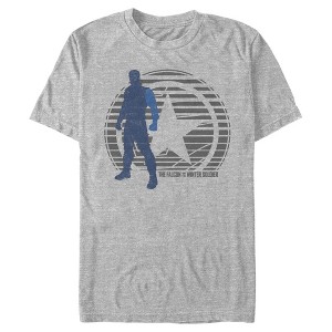 Men's Marvel The Falcon and the Winter Soldier Abstract Bucky T-Shirt - 1 of 4