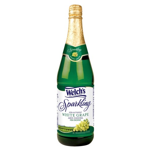 Welch's Sparkling White Grape Juice - 25.4 Fl Oz Glass Bottles : Target