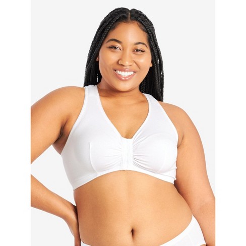 Underwire in 50A Bra Size White by Leading Lady Comfort Strap Plus