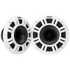Kicker 48KMXL8 8" 4-Ohm RGB LED KMXL Horn-Loaded Marine Coaxial Speakers, Pair - 4 of 4
