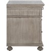 Allisyn 3-Drawer Wood Nighstand W/ Lockable Top Drawer - SFV7706 - Light Grey - Safavieh Couture - 4 of 4