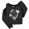 The Juniper Shop SmileyWorld Melting Outline Youth Long Sleeve Tee - 2 of 4