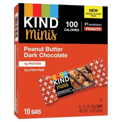 KIND Minis Peanut Butter Dark Chocolate - 10ct