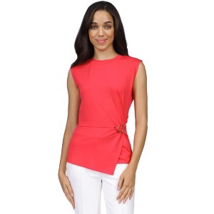 Michael Kors Womens Twist-Front Sleeveless Blouse Top - 1 of 1