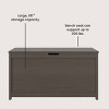 Child Craft Harmony 33 inch Wood Toy Box, Large Storage Chest, 2 Safety Hinges, Standard Ventilation Hole on Back, 6 Cubic Feet of Storage - 3 of 4