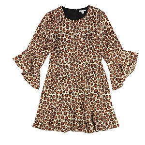 bar III Womens Bell Sleeve Flounce Dress - 1 of 2