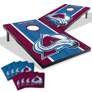 NHL Colorado Avalanche 2'x3' Wood Toss Game Set - 1 of 4