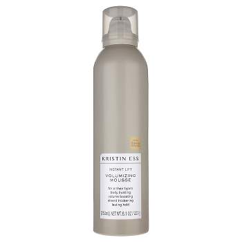 Kristin Ess Instant Lift Volumizing Mousse with Castor Oil - Boosts Volume + Thickens Hair - 8.1 fl oz