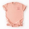 S.W.Smiley Celebrate The Little Wins - Women's Garment Dyed Graphic T-Shirt - 2 of 4