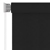 Aghana Digitals Outdoor UV-Resistant HDPE Roller Blind, Adjustable 47.2-55.1 In, Black Semi-Opacity - 4 of 4