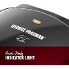 George Foreman GR10B 2-Serving Classic Plate Electric Indoor Grill and Panini Press, Black - 2 of 4