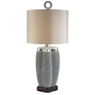 OK Lighting Pearl Stone Table Lamp