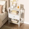 Aukfa Modern Nightstand with Built-in Charging Station, USB Ports & Storage Drawer - 3 of 4