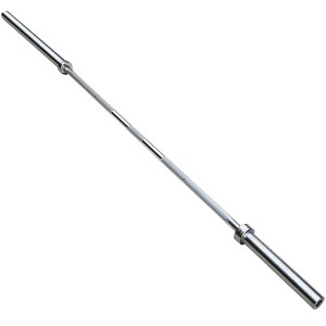 Yaheetech 86" Chrome Olympic Barbell Bar Weight Lifting Gym Workout 35 Lb Black - 1 of 4