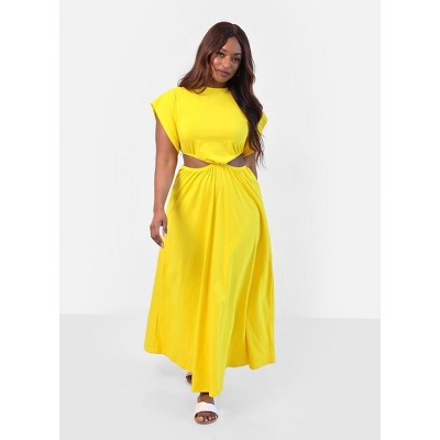 Rebdolls Women's Desires Cut Out Maxi A Line Dress