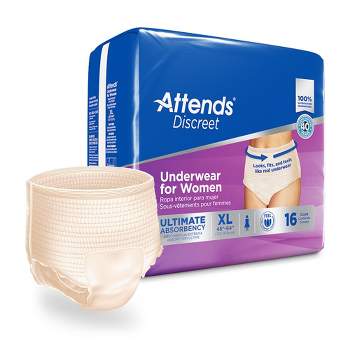 Attends® Discreet Women's Underwear, Level 5, X-Large
