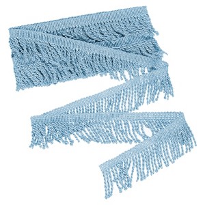Unique Bargains Polyester Boho Durable Multipurpose Curtain Fringe Trim 2.4 Inch 1 Pc - 1 of 4