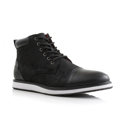 Ferro Aldo Mens Birt MFA506027 Casual Mid-Top Sneaker Boots, in Midnight Black, Size 11