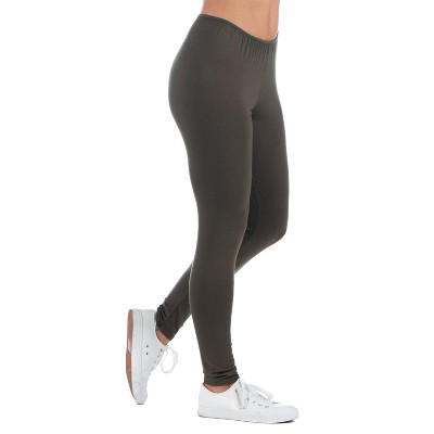 24seven Comfort Apparel Comfortable Ankle Length Stretch Leggings