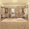 Aheaplus 74'' Closet Organizer with Wood Drawers, Garment Rack with Wood Shelves and Hanging Rods - 2 of 4