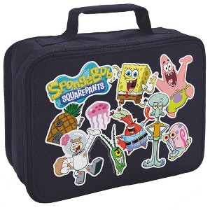 Spongebob Stickers Under The Sea Insulated Soft Sided Lunch Box - 1 of 4
