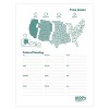 100% Recycled MonoBright Monthly/Weekly Planner, 11 x 8.5, Green/Gold Cover, 12-Month (July to June): 2025 to 2026 - 4 of 4