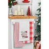 C&F Home 27" x 18" "Want You Guide My Sleigh Tonight" Featuring Reindeer and Poinsettias Cotton Waffle Weave Kitchen Dish Towel Towel - 3 of 4