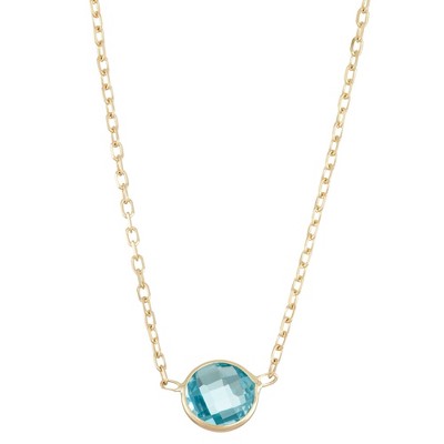 Designs By Gioelli 10K Yellow Gold Gemstone Station Necklace