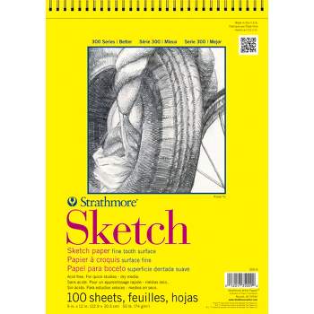 9x12 Spiral Mixed Media Paper Pad 60 Sheets - Strathmore : Target