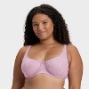 Women's Lace Unlined Balconette Bra - Wild Fable™ - 4 of 4