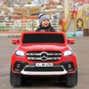 Infans 12V 2-Seater Kids Ride On Car Licensed Mercedes Benz X Class RC w/ Trunk Red - 2 of 4