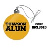 Towson University Tigers Alumn Acrylic Christmas Tree Holiday Ornament - 3 of 4