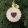 Cody Foster 2.5 Inch Spritz Cookie Christmas Bake Raspberry Linzer Tree Ornaments - 2 of 3