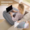Gaming Reading Pillow  Compact Arm Support Lap Desk for Bed/Sofa - 2 of 4