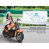 Garvee Electric Dirt Bike for Kids with 15 MPH Top Speed, 24V 300W Motor, LED Lights & 12" Air-Filled Tires - 3 of 4
