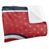 Dixie State University Logo Dots Silky 50x60 Blanket, 1 Sided - 3 of 4