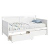 Dolonm Twin Size Pine Wood Daybed with Two Storage Drawers - 2 of 4