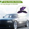 Unique Bargains Roll Bar Grab Handles for Jeep Wrangler JL 2018-2024 Nylon PVC - 3 of 4