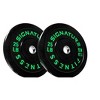 Sapphtopaz Olympic Rubber Weight Plates for Barbell, 2-Inch Barbell Plates for Weightlifting and Strength Training in Home & Gym - 3 of 4