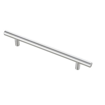 Brushed Nickel Modern Bar Pull with Mounting Hardware