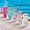 Hyleory Stylish 40oz Stainless Steel Water Tumbler with Leak-Proof Lid & Straw - Your Hydration Hero - 3 of 4
