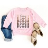 The Juniper Shop Love, Joy, Excellence, Pride, History Youth Ultra-Soft Graphic Sweatshirt - L - Pink - 2 of 3