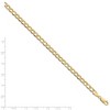 Black Bow Jewelry Men's 5.25mm 10k Yellow Gold Hollow Curb Link Chain Necklace - 2 of 4