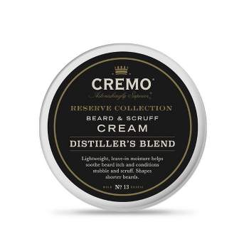 Cremo Distiller's Blend (Reserve Collection) Beard & Scruff Cream - 4oz