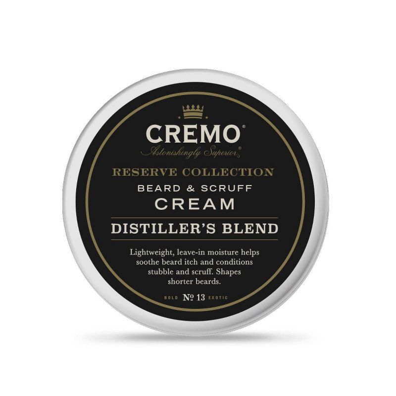 Cremo Distiller&#39;s Blend (Reserve Collection) Beard &#38; Scruff Cream - 4oz, 1 of 7