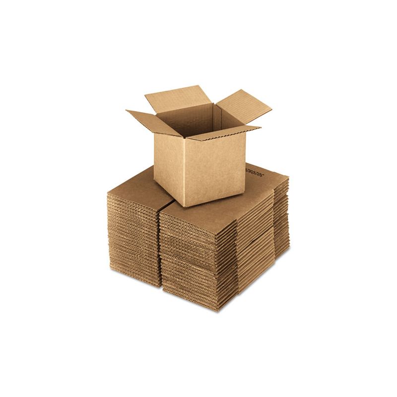 Universal Cubed Fixed-Depth Corrugated Shipping Boxes, Regular Slotted Container (RSC), 16" x 16" x 16", Brown Kraft, 25/Bundle, 1 of 2