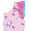 Hello Kitty Rainbow Girls UPF 50+ One Piece Bathing Suit Little Kid to Big Kid - 2 of 4
