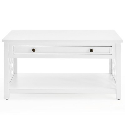 Coventry White Pine Coffee and End Table Set with Unique Open Detailing