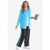 Woman Within Women's Plus Size Zip Front Tunic Hoodie Jacket - 4 of 4